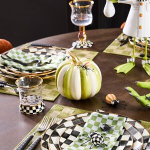 Fergal’s Friend Spider on Small Moss Stripe Pumpkin