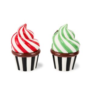 Check It Out Ceramic Cupcake Boxes, Set of 2
