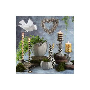 Butterfly Candle Holders, Set of 2 – Courtly Check, Short