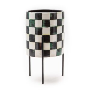 Courtly Check Tabletop Planter
