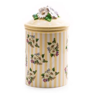 Wildflowers Large Canister – Yellow