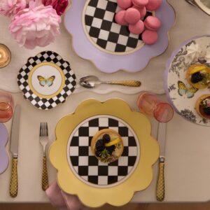 Bee Toile Dinnerware – Bee Toile, Buttercream Rimmed Dinner Plate