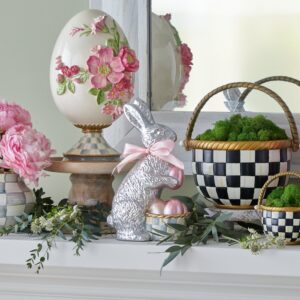 Touch of Pink Foil Bunny – Silver