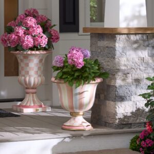 Rosy Stripe Urn