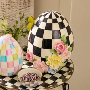 Frolic Spring Floral Tabletop Egg