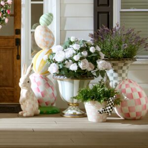 Pink Peony Urn Filler – White