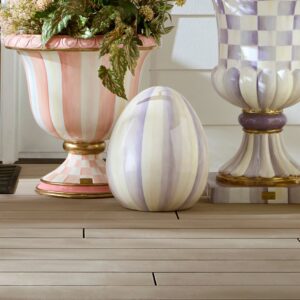 Courtly Stripe Medium Egg – Violet, Medium