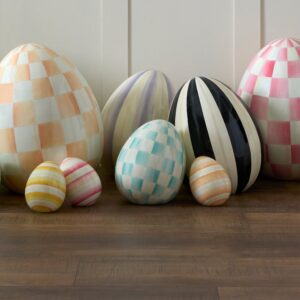 Courtly Check Small Egg – Aqua, Small