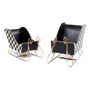 Courtly Check Medium Tin Sleigh