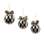 Glam Up Capiz Ball Ornaments, Set of 3