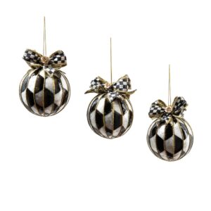 Glam Up Capiz Ball Ornaments, Set of 3
