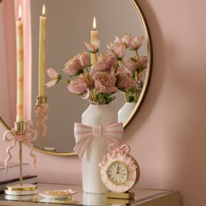 Beaded Floral Stems, Set of 4 – Multi, Pink Rose