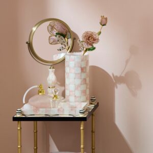 Beaded Floral Stems, Set of 4 – Multi, Purple Rose