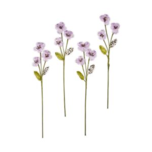 Beaded Floral Stems, Set of 4