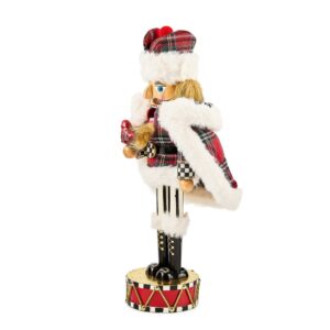 Tartan Cardinal Nutcracker