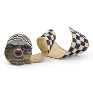 Courtly Check 4″ Ribbon