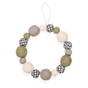 Farmhouse Yarn Ball Wreath Ornament