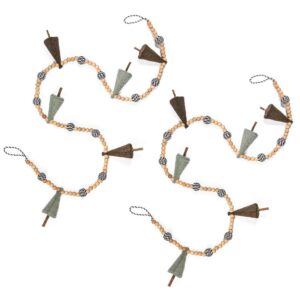 Farmhouse Felt Tree Garland, Set of 2