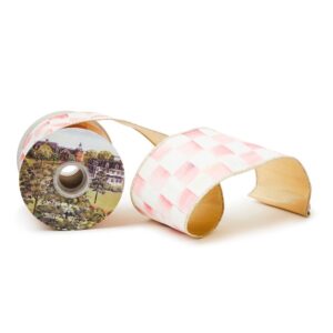 Rosy Check 4″ Ribbon