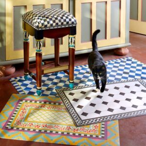 Royal Check Floor Mat – 3′ x 5′
