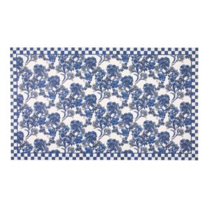 English Garden Floor Mat – Royal – 3′ x 5′