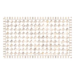 Check Floor Mat – Mocha Check, 3′ x 5′