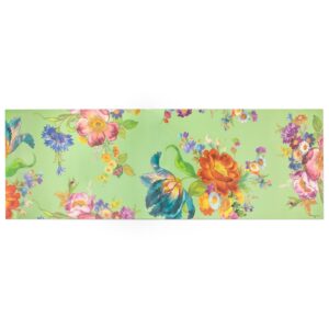 Flower Market Blooms Floor Mat – Green – 2’6″ x 8′ Runner