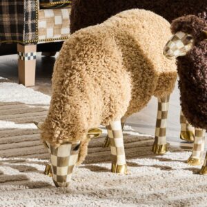 Mocha Check Sheep – Mocha, Small
