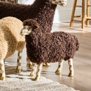 Mocha Check Sheep – Mocha, Extra Small