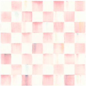 Courtly Check Wallpaper – Rosy Check