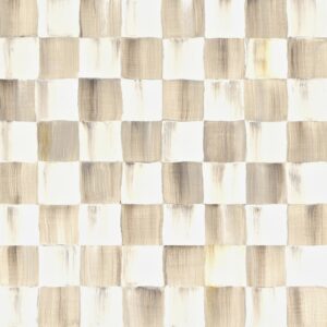Courtly Check Wallpaper – Mocha Check