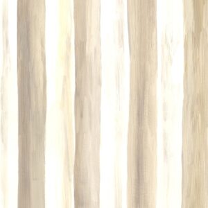 Courtly Check Wallpaper – Mocha Stripe