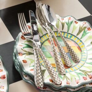 Check Flatware 5-Piece Place Setting