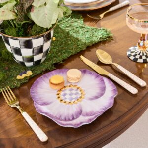 Courtly Check Bistro Flatware 5 Piece Place Setting – Rosy Check