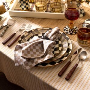 Everyday Black 5-Piece Place Setting – Leather