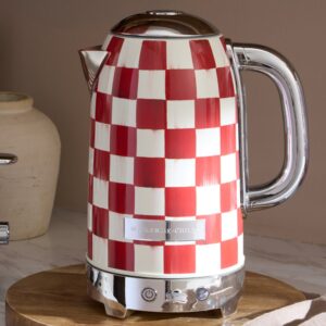 Emerald Check Electric Kettle – Cherry Check