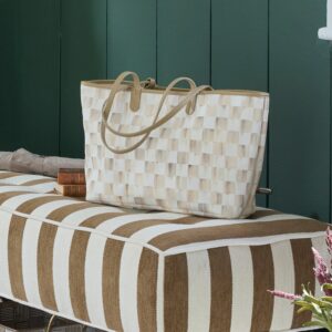 Marche Tote – Mocha Check, Medium