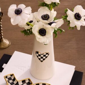 Check Heart Vase – Courtly Check, Tall