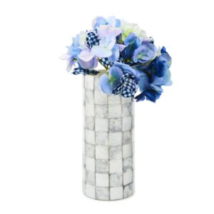 Rosy Check Capiz Small Vase – Sterling Check