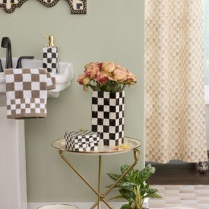 Violet Check Pillar Vase – Courtly Check