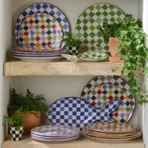 Check Dinner Plate – Multi