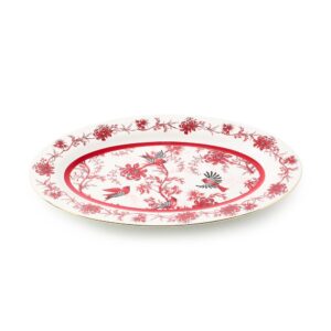 Cardinal Toile Oval Platter