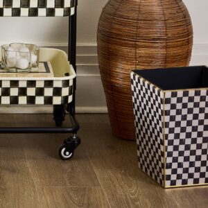 Courtly Check Glass Bath Collection – Courtly Check, Waste Bin