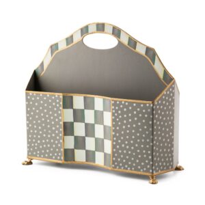 Sterling Check Magazine Holder