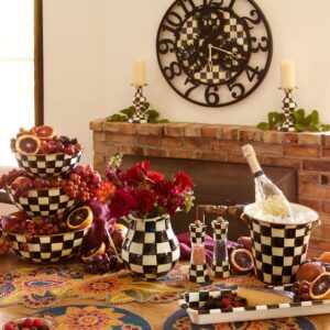 Farmhouse Wall Clock – Courtly Check, Large