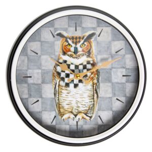 Woodland Owl Wall Clock