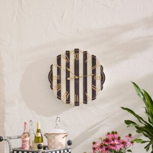 Courtly Stripe Wall Clock