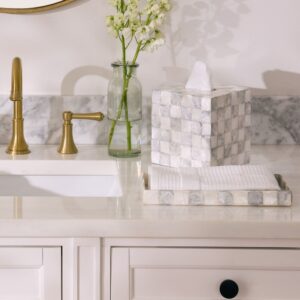 Sterling Check Capiz Bath Collection – Sterling Check, Vanity Tray