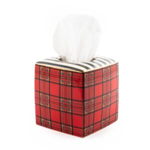 Tartan Red Boutique Tissue Box Cover