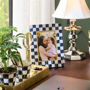 Courtly Check Lacquer Frame – Courtly Check, 4″ x 6″
